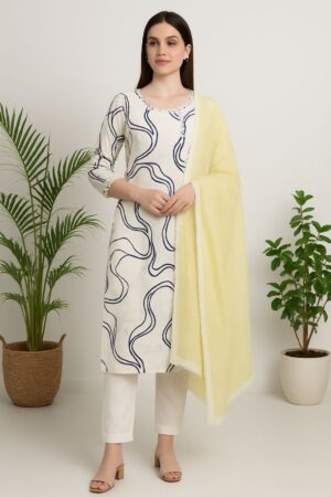 Elegant Cotton Kurta Set