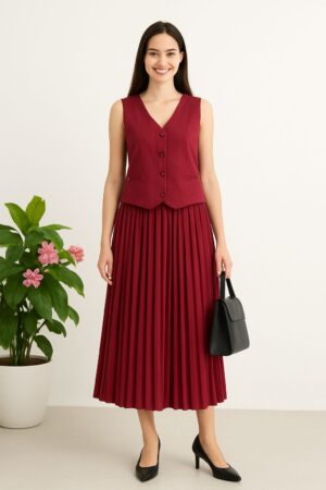 Red formal wear Dress