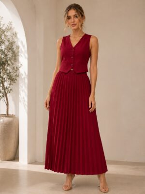 Red formal wear Dress